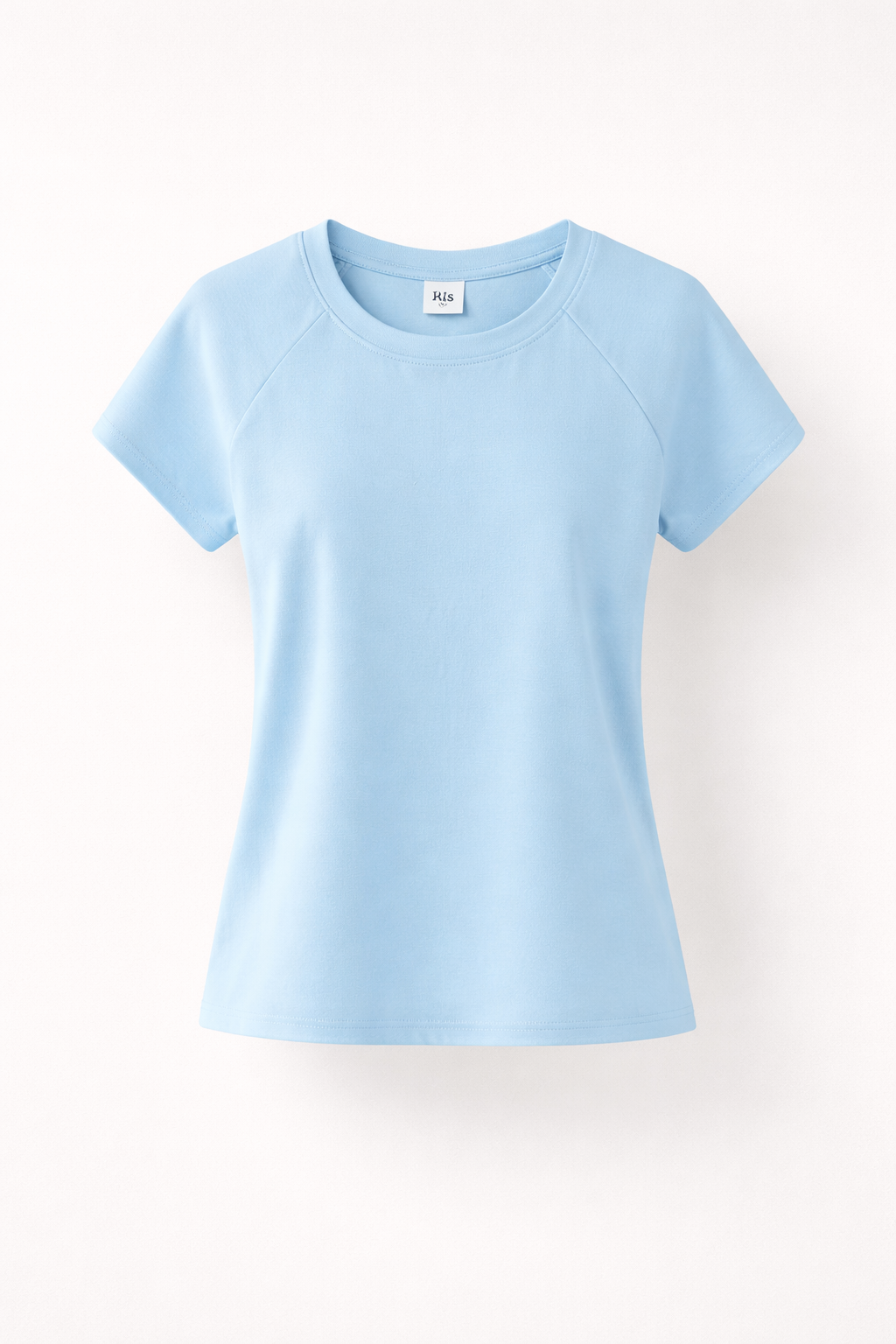 Women’s Fitted Raglan Tee Stretch Cotton Top