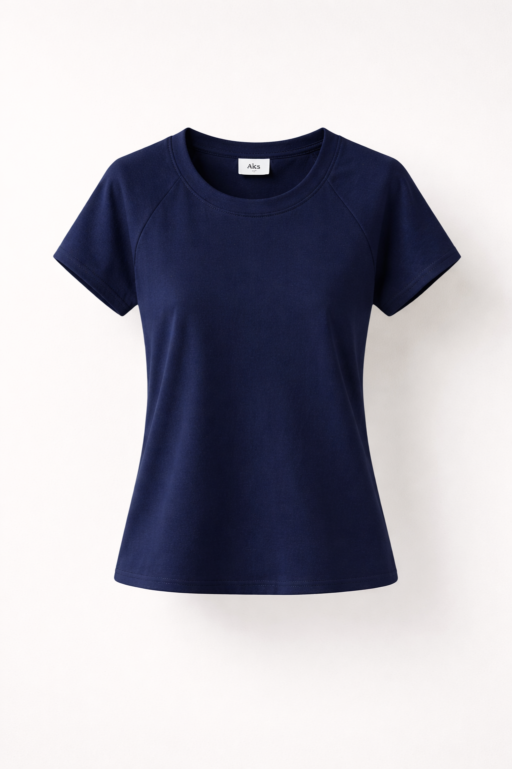 Women’s Fitted Raglan Tee Stretch Cotton Top