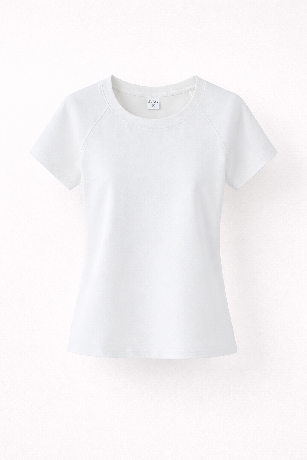 Women’s Fitted Raglan Tee Stretch Cotton Top