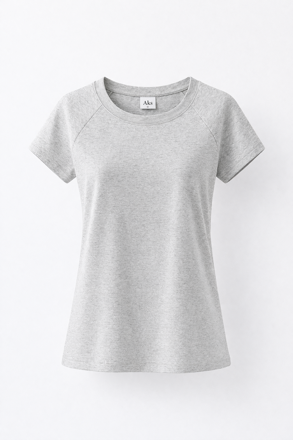 Women’s Fitted Raglan Tee Stretch Cotton Top