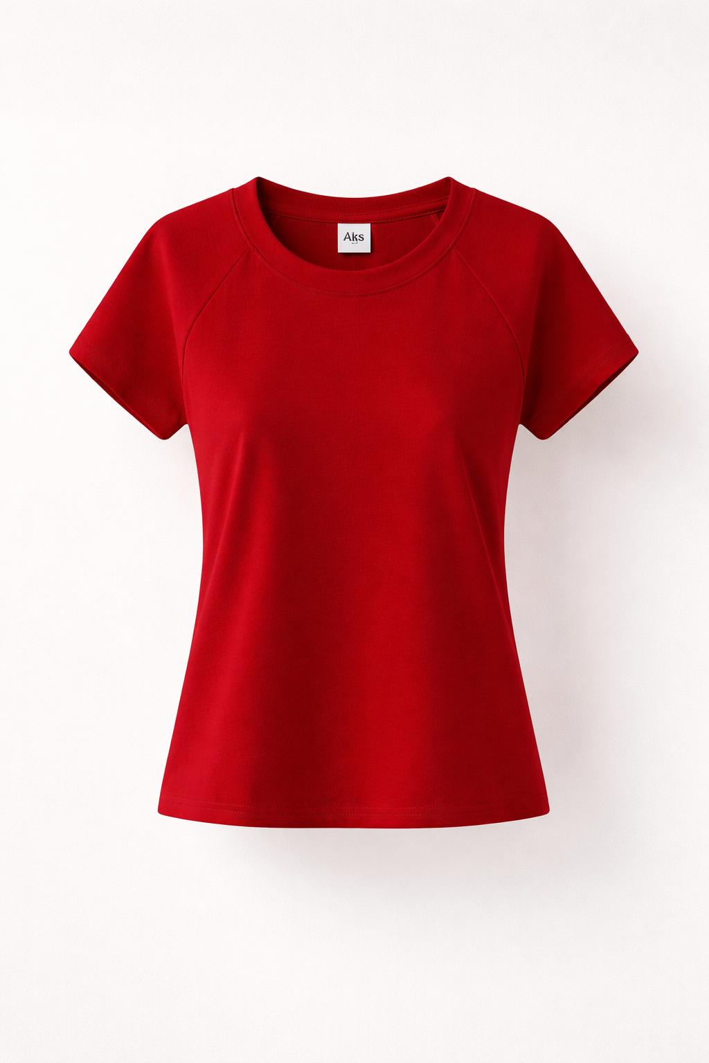 Women’s Fitted Raglan Tee Stretch Cotton Top