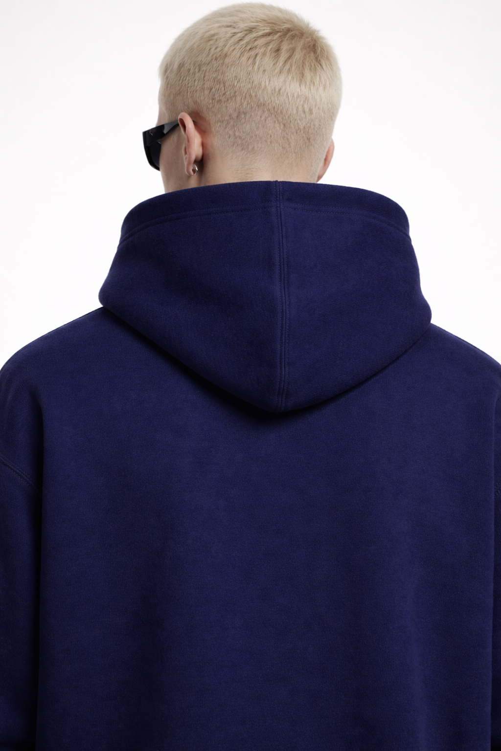 Men’s Heavyweight Hoodie Drawstring-less Oversized Pullover