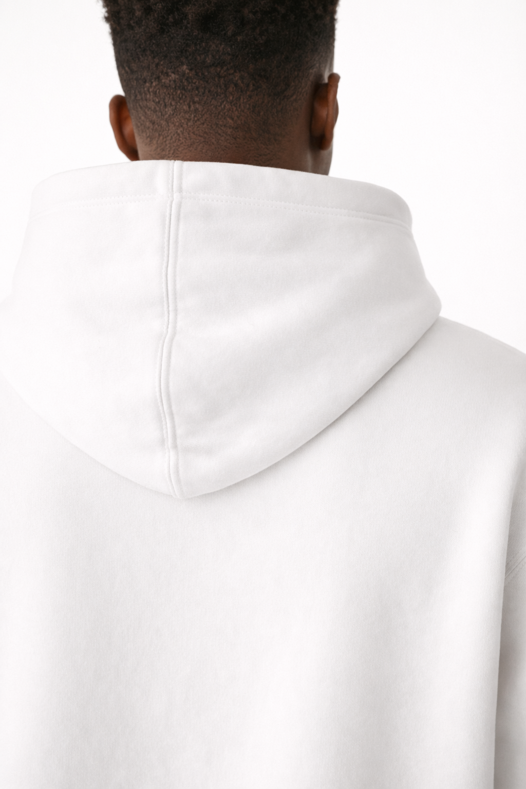 Men’s Heavyweight Hoodie Drawstring-less Oversized Pullover