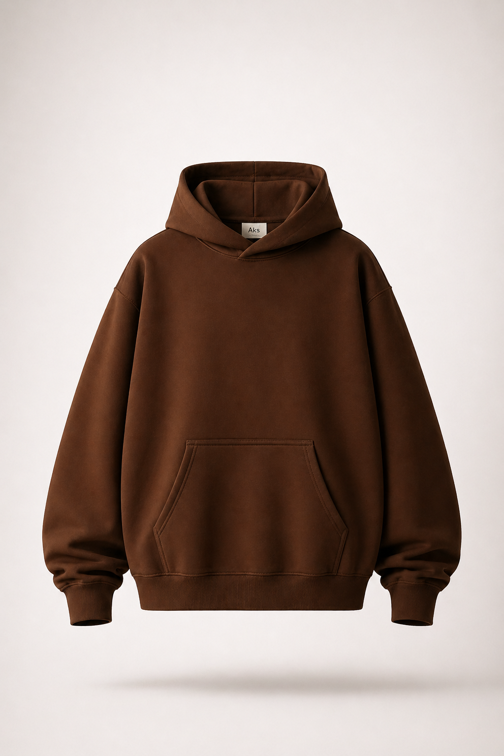 Men’s Heavyweight Hoodie Drawstring-less Oversized Pullover