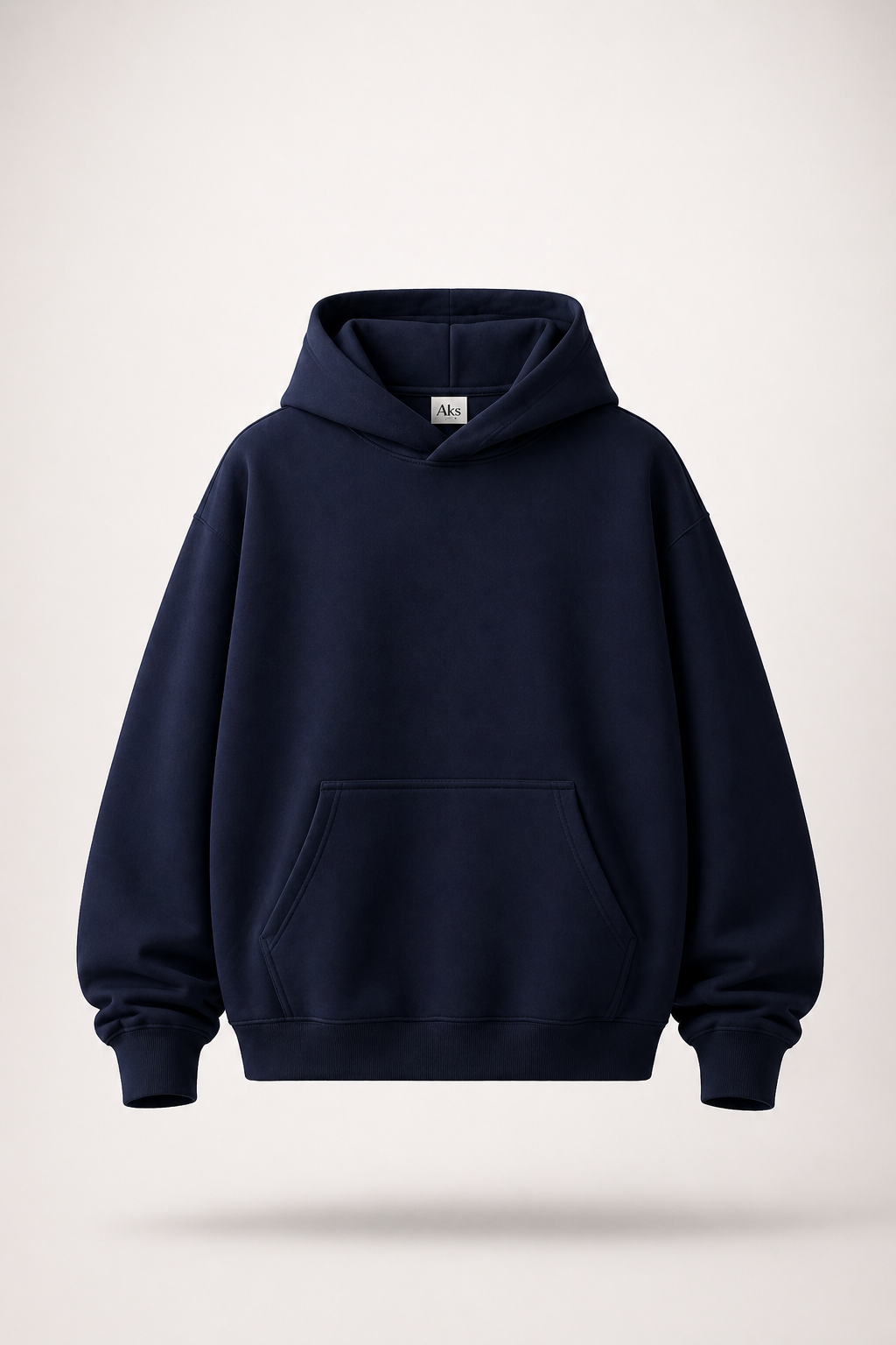 Men’s Heavyweight Hoodie Drawstring-less Oversized Pullover