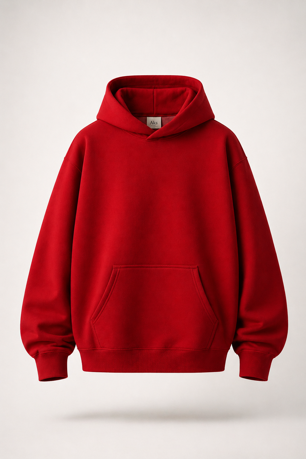Men’s Heavyweight Hoodie Drawstring-less Oversized Pullover