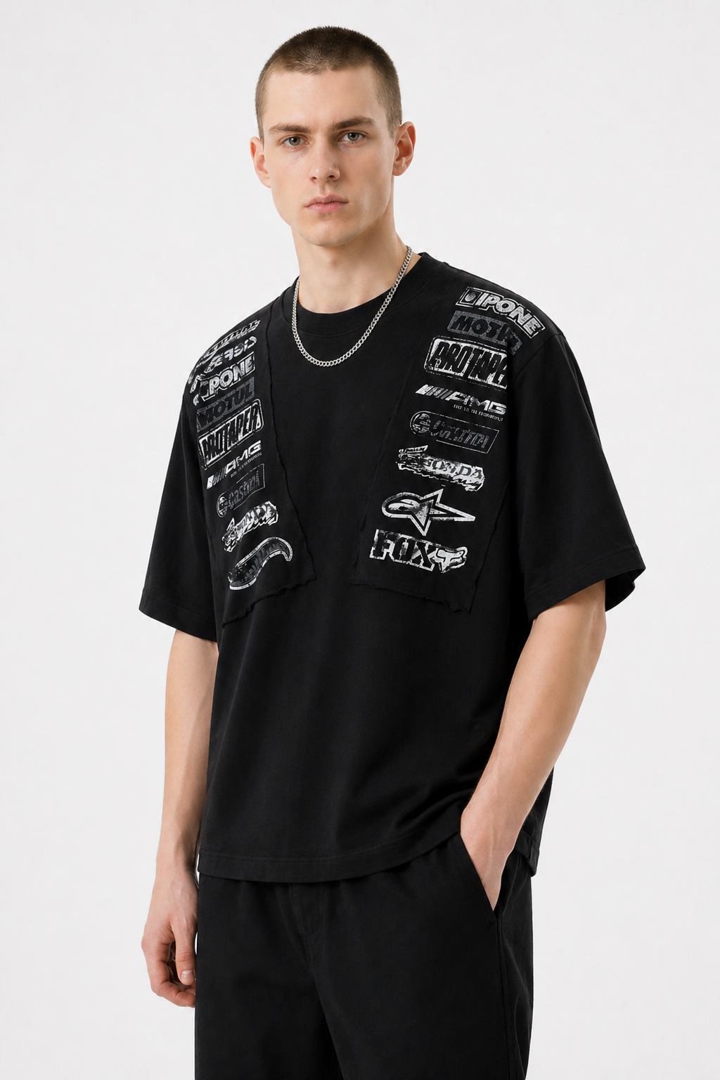 Men’s Heavyweight Graphic Tee Oversized Cotton Streetwear