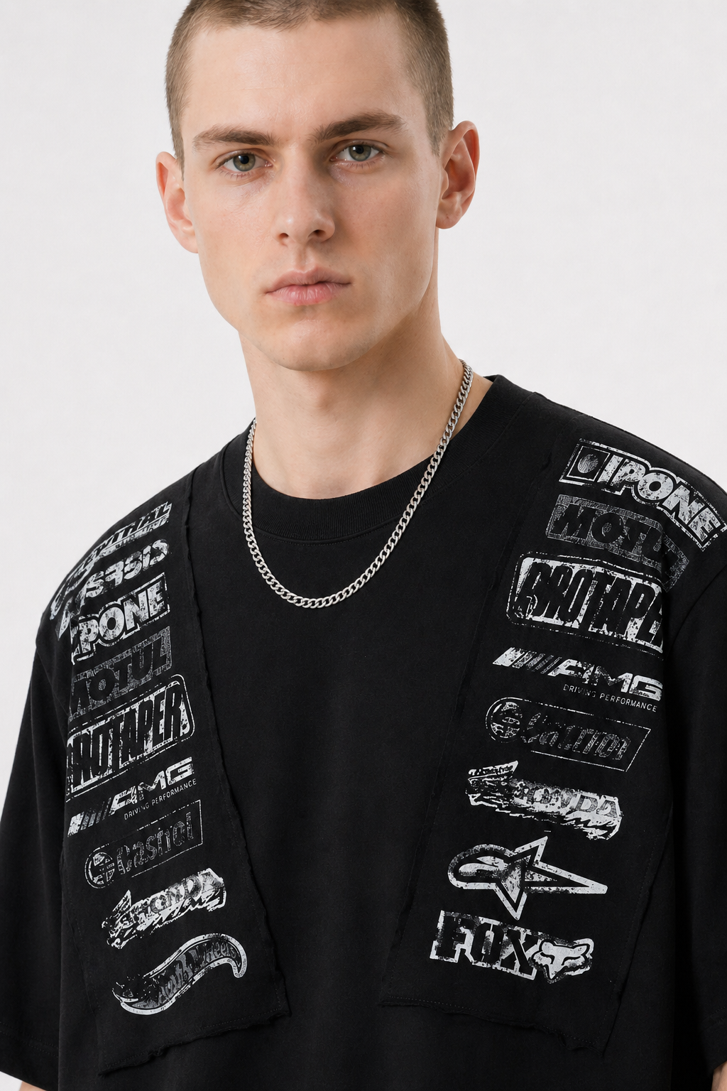 Men’s Heavyweight Graphic Tee Oversized Cotton Streetwear