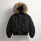 Women's Puffer Parka Thick Winter Coat with Fur Hood