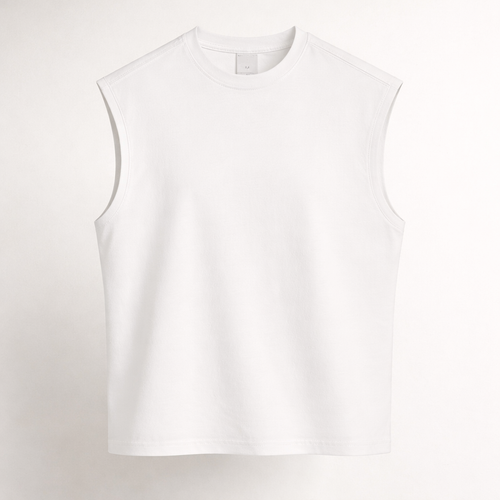 Men’s Heavyweight 270g Cotton Tank Top Oversized Streetwear