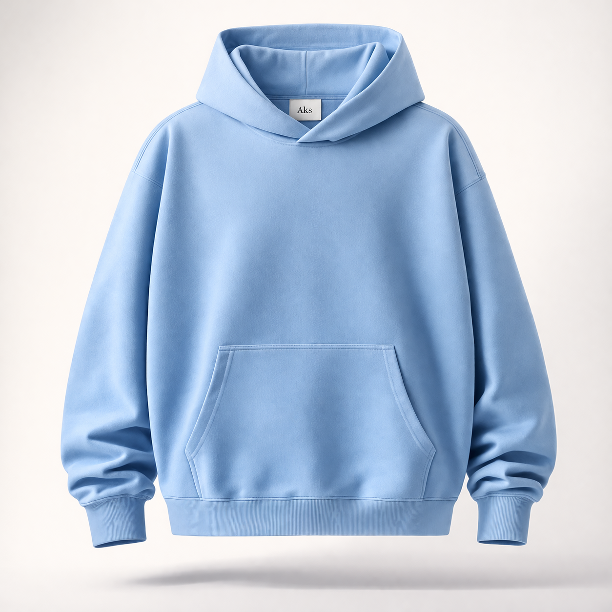 Men’s Heavyweight Hoodie Drawstring-less Oversized Pullover