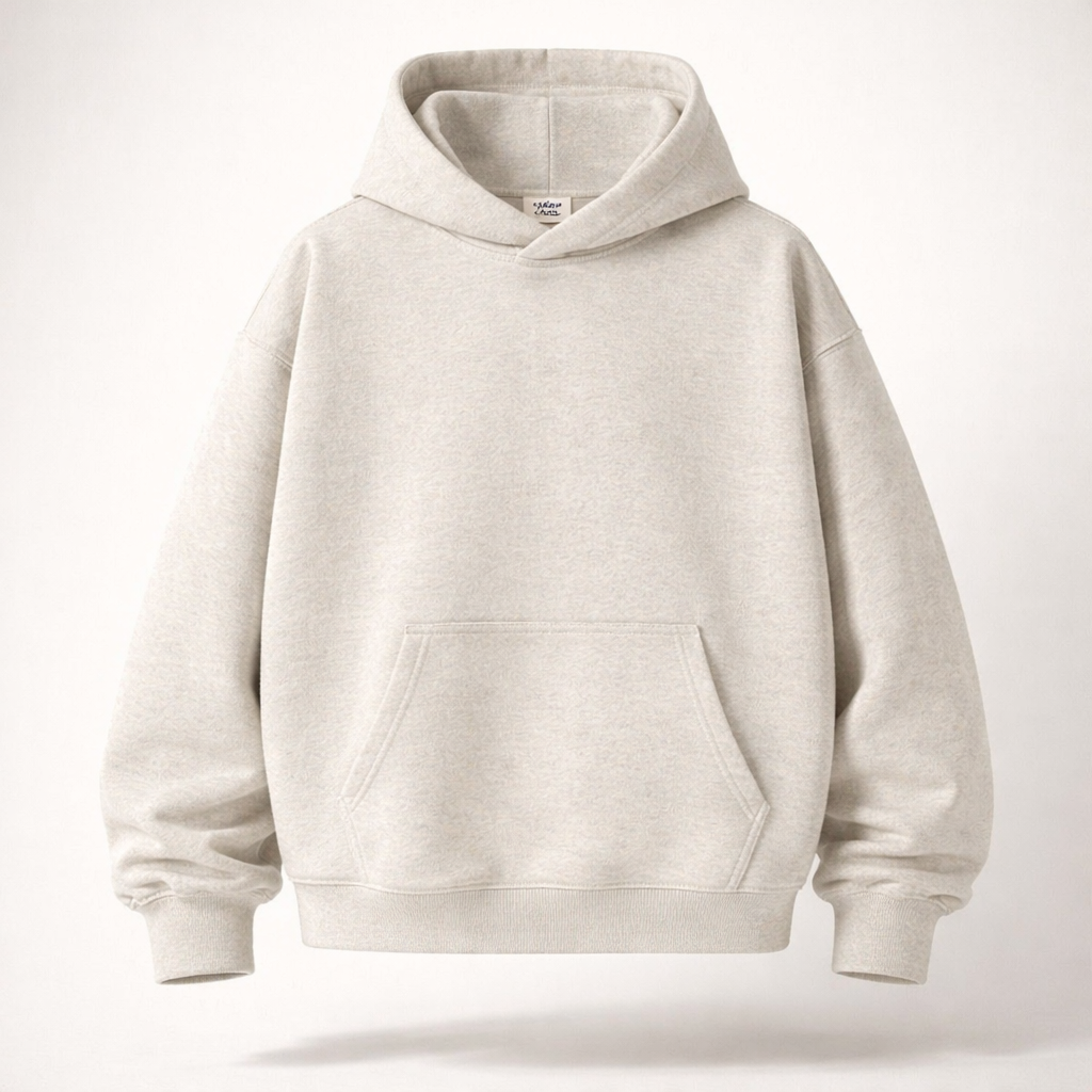 Men’s Heavyweight Hoodie Drawstring-less Oversized Pullover