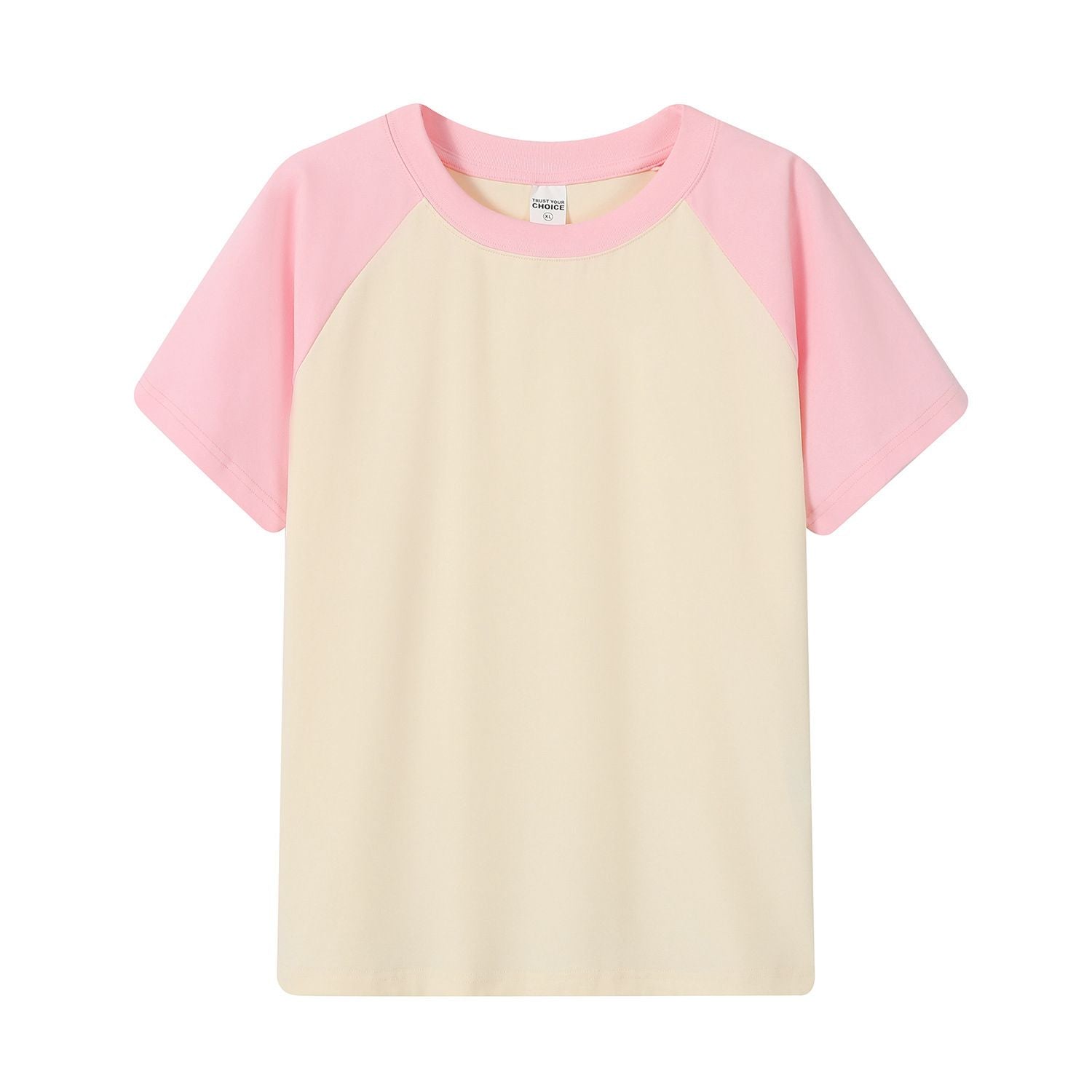 Women’s Retro Contrast Raglan Baby Tee 230g Premium Cotton